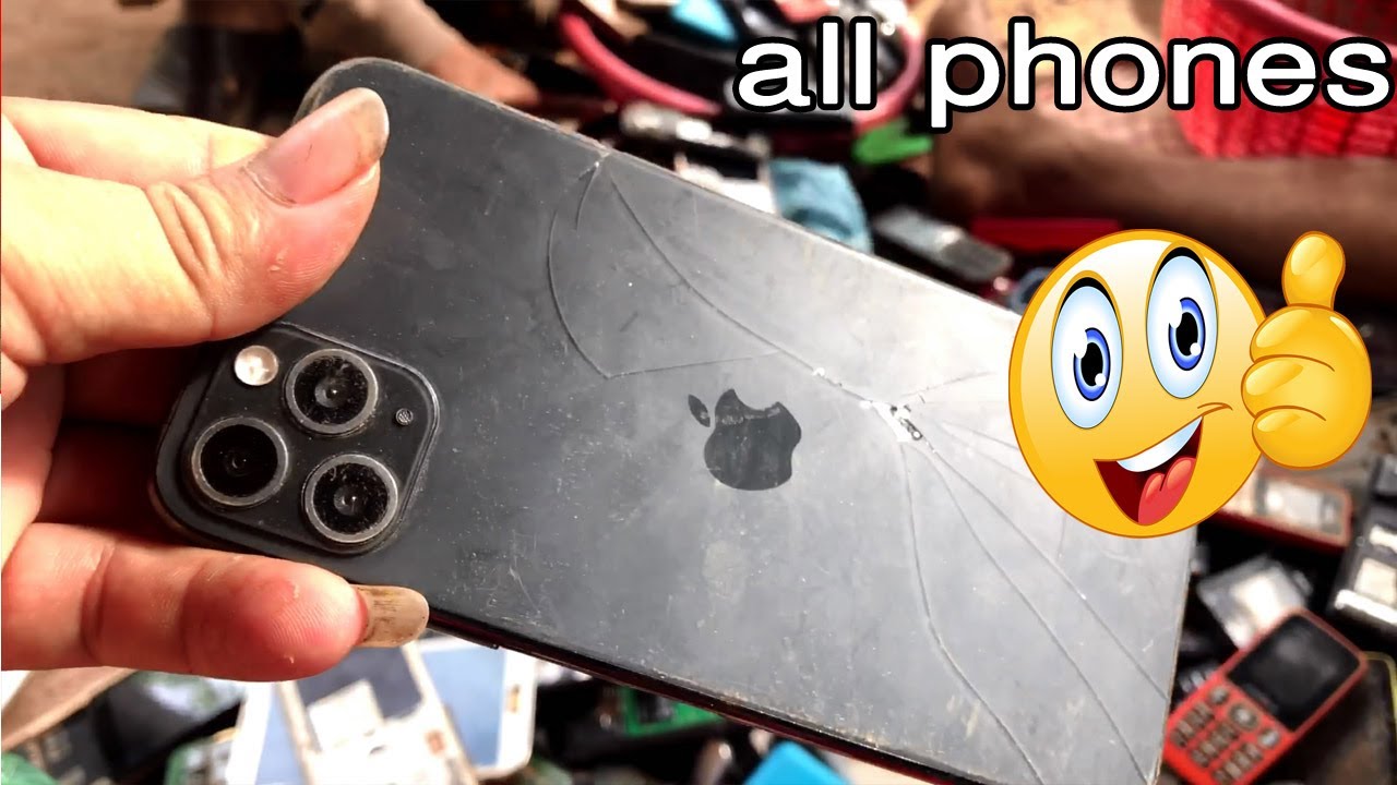 found a lot of broken very old phones,All phone mobile,Destruction phone Multiple,Edchay phone