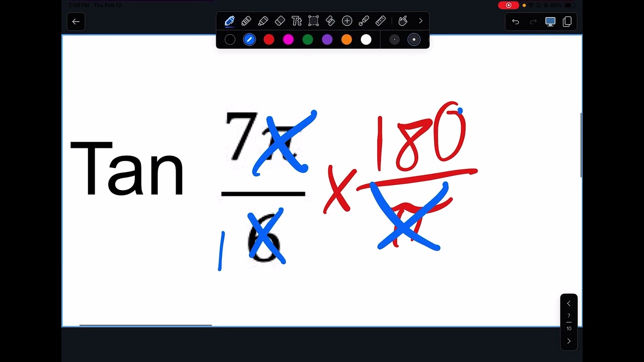 Algebra 2 - 11.2d - Trig Ratios with Special Right Triangles 