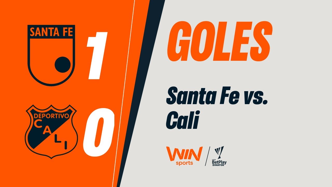 Santa Fe vs. Cali (goles) | Liga BetPlay Dimayor 2025-2 | Fecha 19