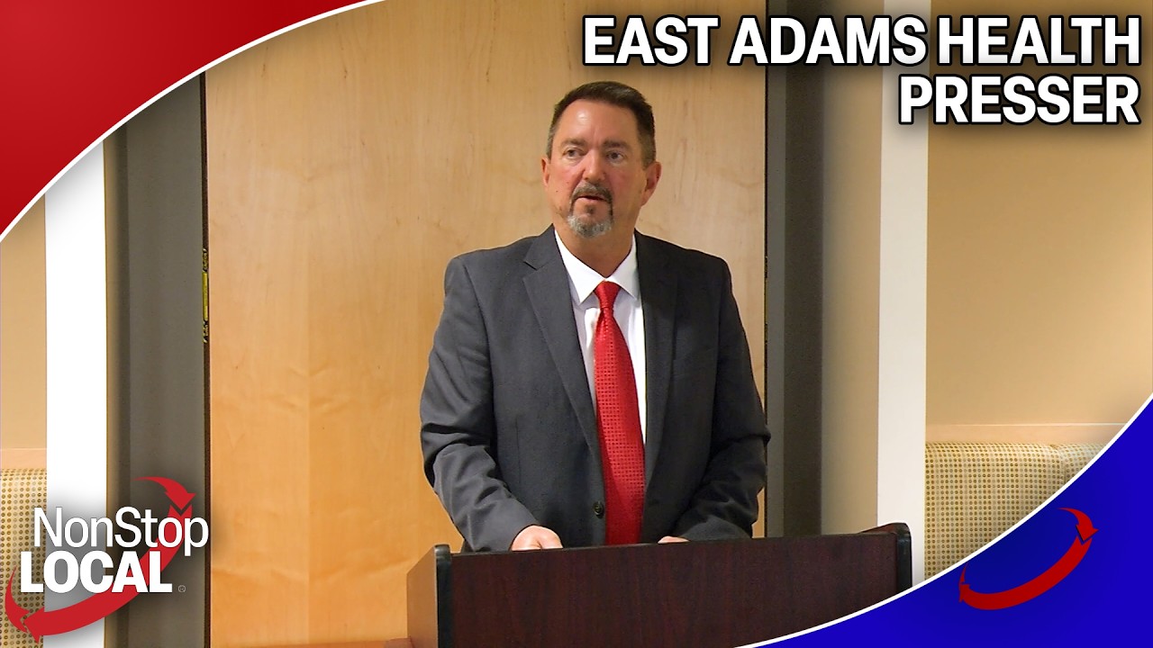 Todd Nida Speaks at East Adams Rural Healthcare Press Conference