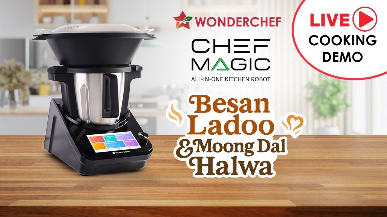 Chef Magic - Live Cooking Workshop - Besan Ladoo & Monng Dal Halwa | Wonderchef