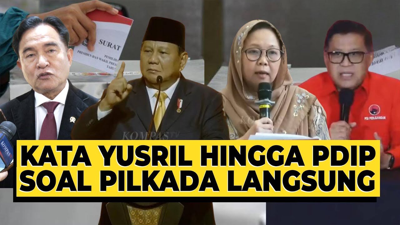 Kata Menko Yusril hingga PDIP soal Usulan Sistem Pilkada Langsung - PARASOT