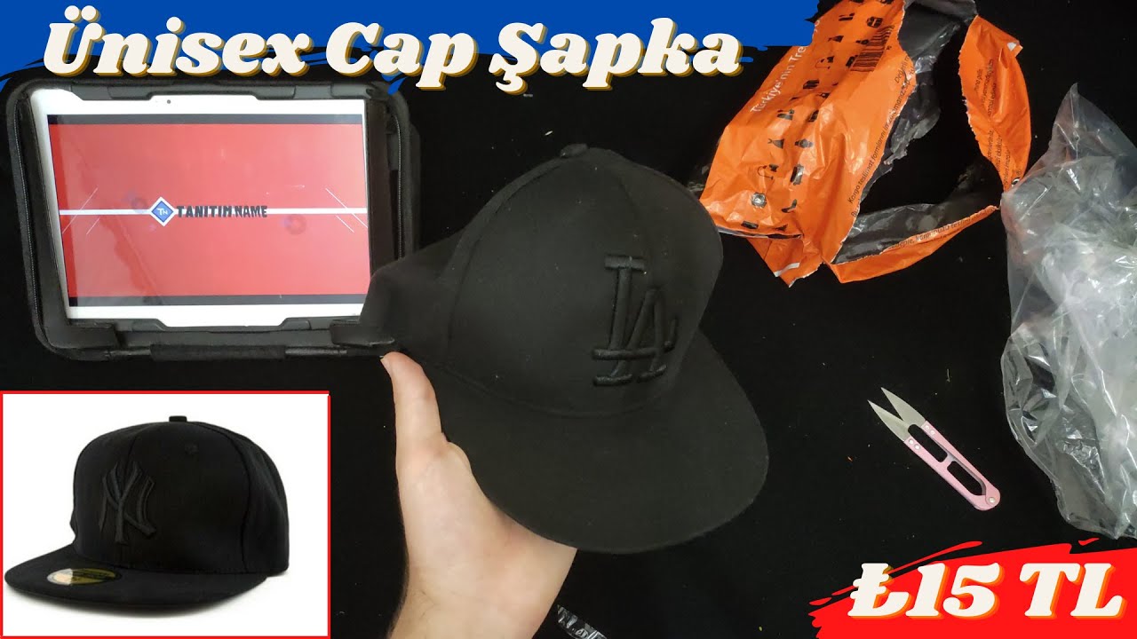 ÜNİSEX HİPHOP CAP ŞAPKA ALMADAN ÖNCE İZLE! / KUTU AÇILIMI!