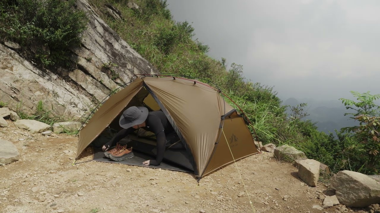 Night Cat Ultralight: Backpacking Tent 1  Person Waterproof Lightweight for Camping Trekking Hike
