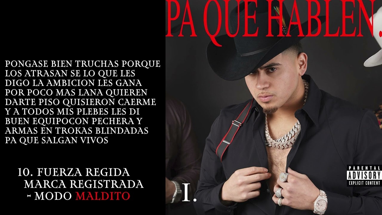 Fuerza Regida x Marca Registrada - Modo Maldito (Letra)