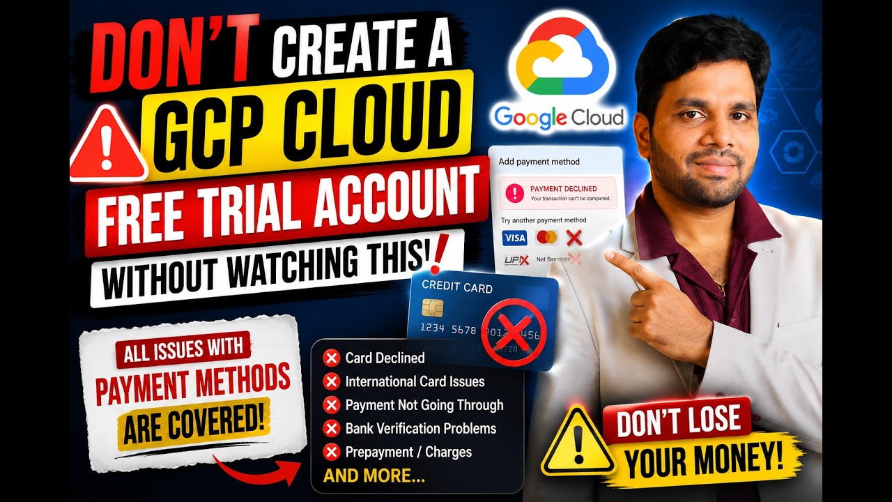 ⚠️ Don't Create a Google Cloud (GCP) Free Trial Account Before Watching This! | All Payment Issues
