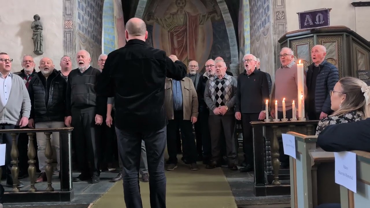 Isogaisa med Verdal mannskor. Dirigent Ola Ludvik Bosnes. Stiklestad kirke 1. mars 2026. 