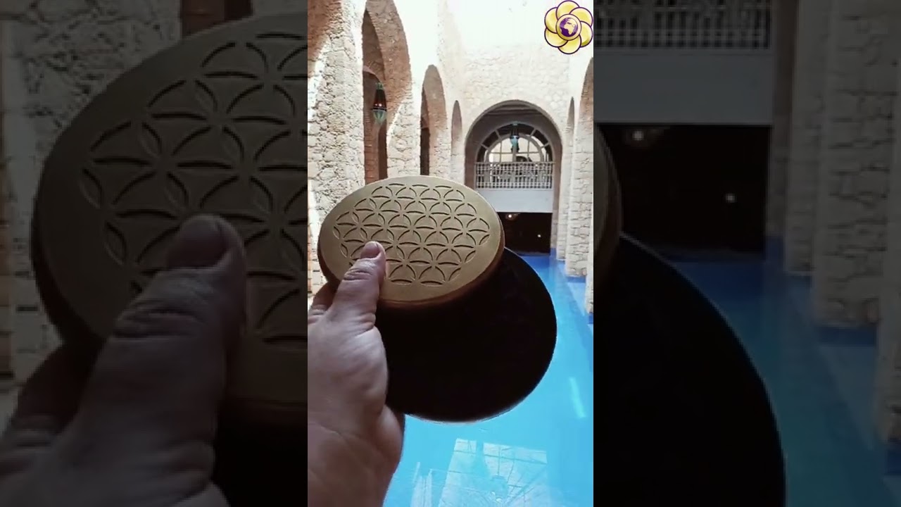 Our #Orgonite #Shungite #EMFProtection Charge Plate. #fixtheworldmorocco