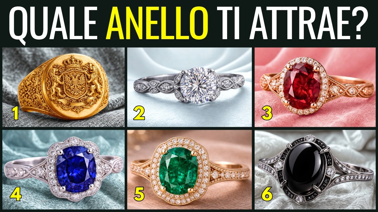 Test Psicologico: Scegli l'Anello che più Ti Rappresenta e Scopri Chi Sei Davvero - Carl Jung