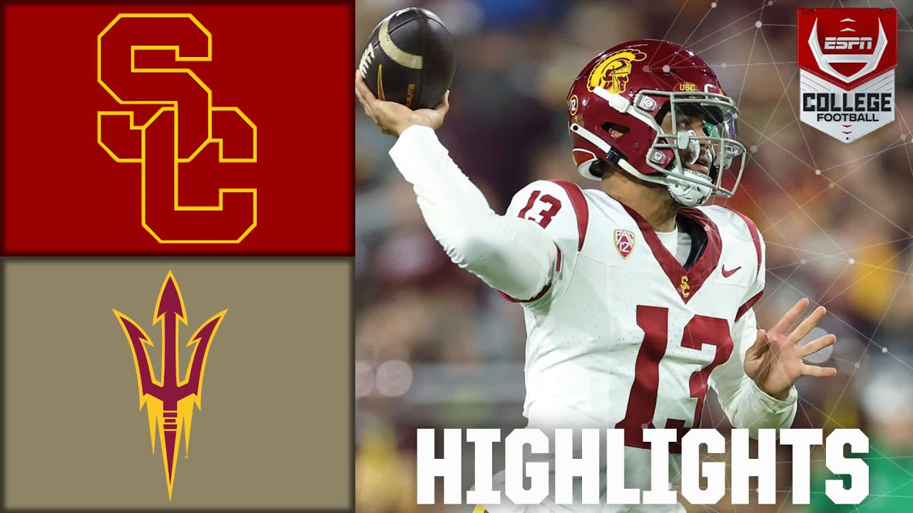 USC Trojans vs. Arizona State Sun Devils | Full Game Highlights