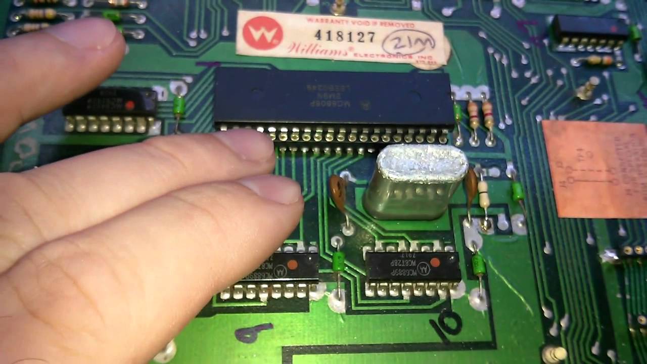 Williams Firepower Pinball CPU Repair