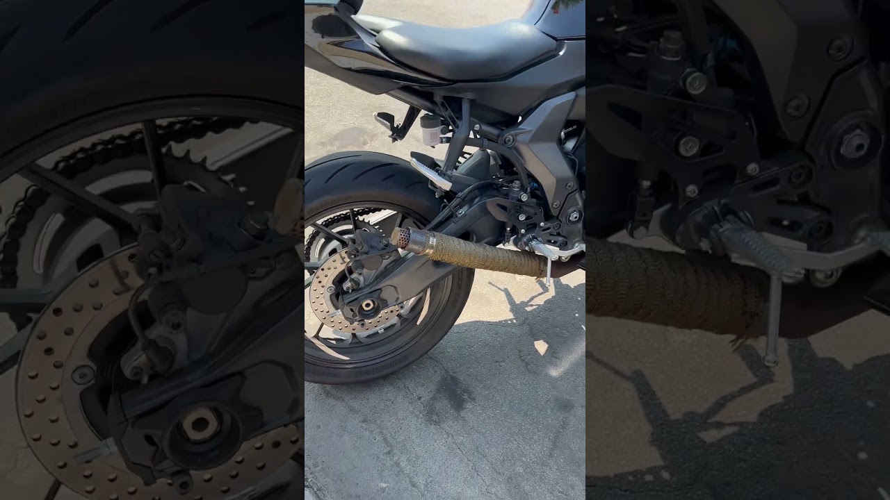 Yamaha R7 custom exhaust , heat wrap and baffle. Message for details 