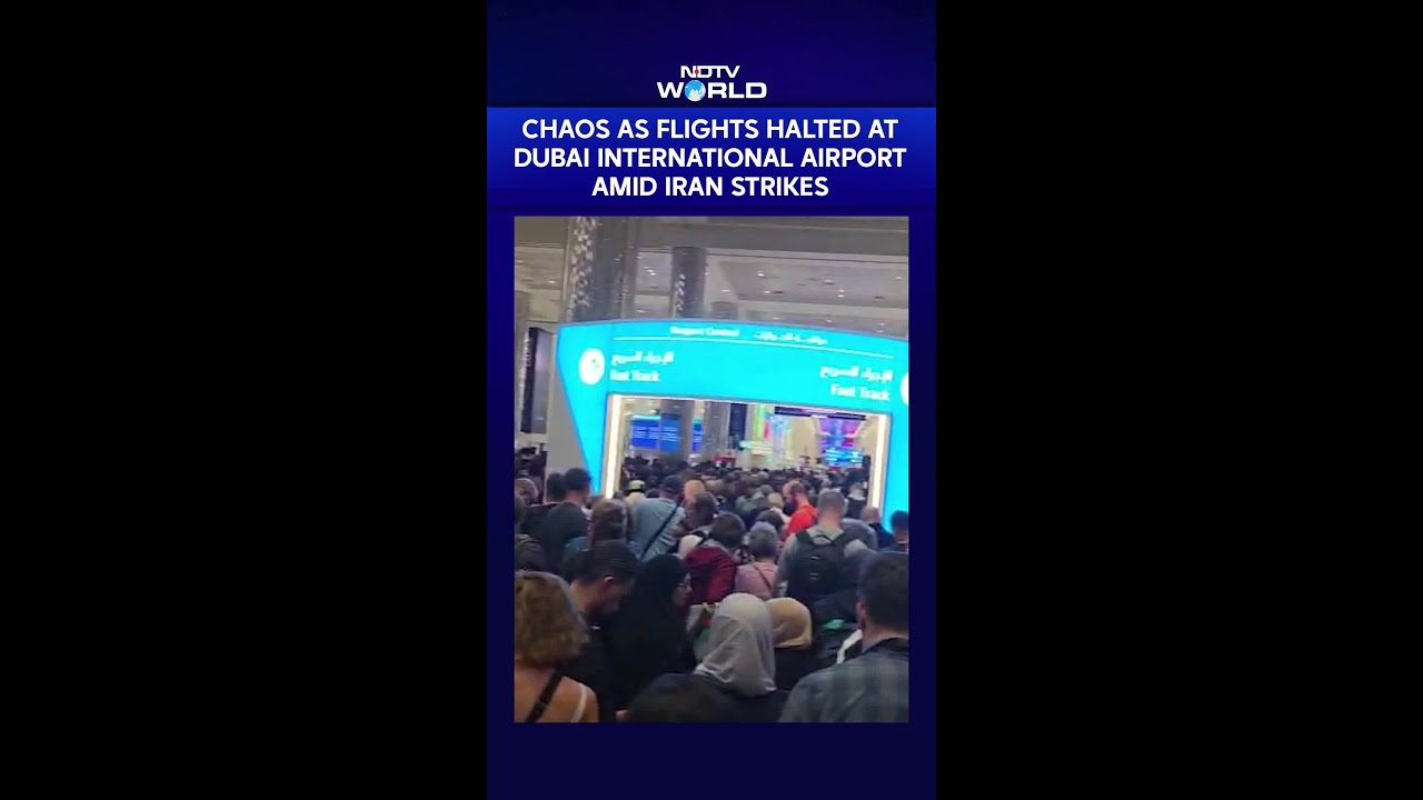 Iran Attack Dubai | Chaos At Dubai International Airport As Dubai Closes All Flight Operations