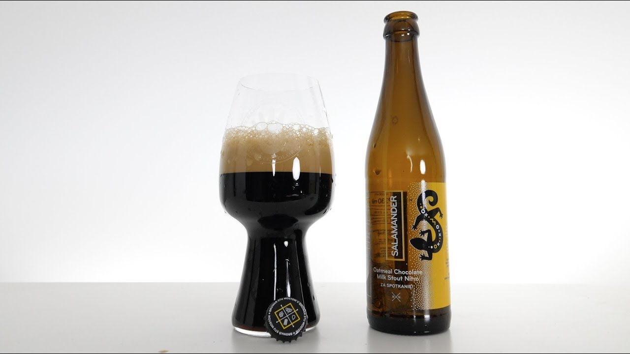 NITRO Salamander Oatmeal Chocolate Milk Stout z Browaru Stu Mostów