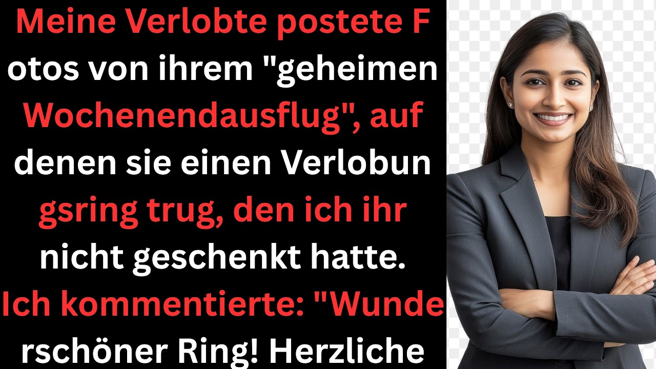 Meine Verlobte auf geheimem Wochenende – Ring immer noch am Finger!