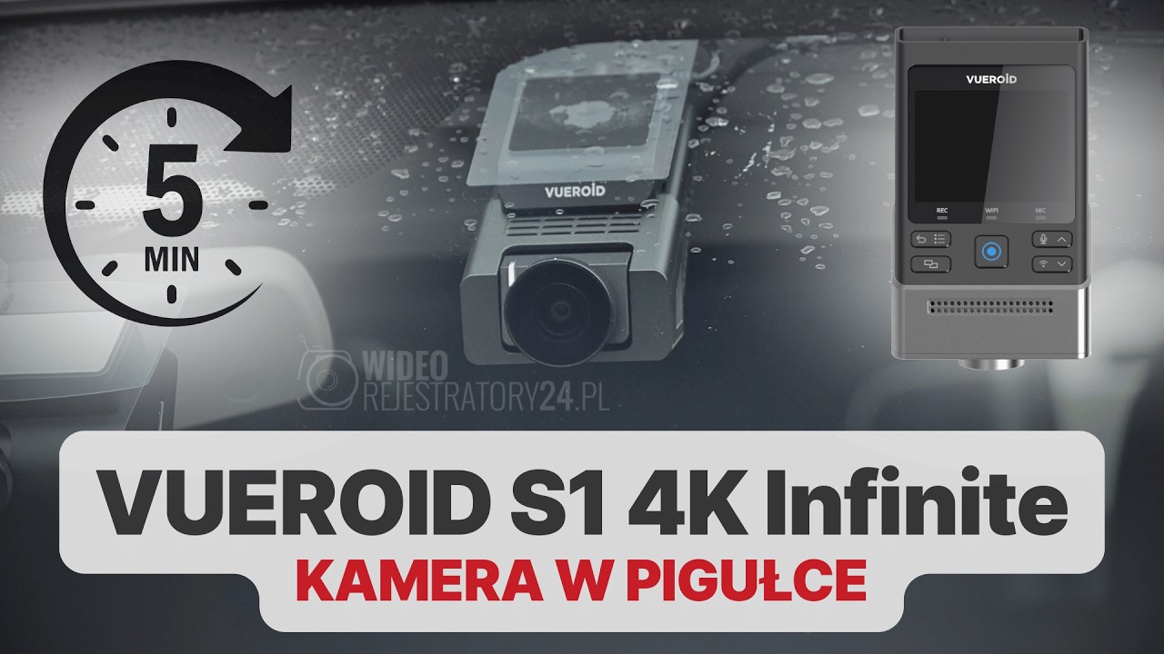 Kamera samochodowa VUEROID S1 4K Infinite w pigułce