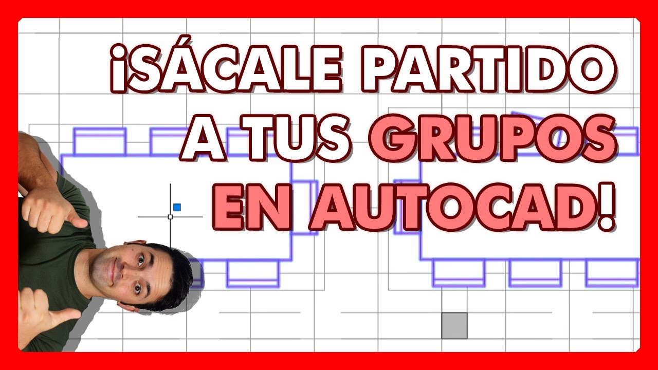 🔥 Cómo HACER GRUPOS en AUTOCAD | ORGANIZA y CONTROLA TUS DIBUJOS