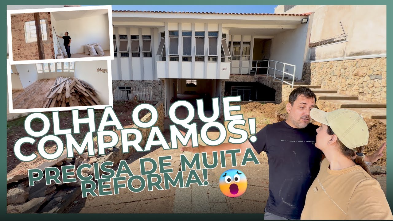 Começou a Reforma do Casarão! Pode Chegar!