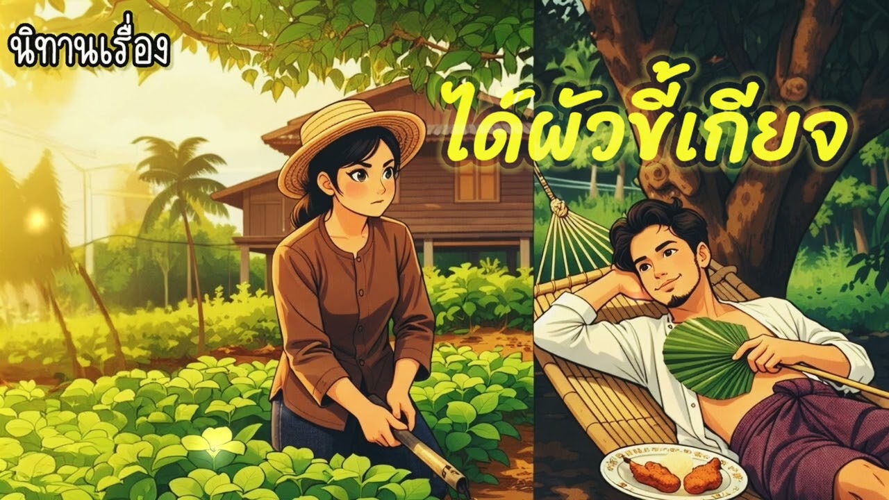 นิทานเรื่องได้ผัวขี้เกียจ#นิทาน #นิทานพื้นบ้าน #นิทานสอนใจ #นิทานก่อนนอน #เรื่องเล่า #นิยายเสียง 