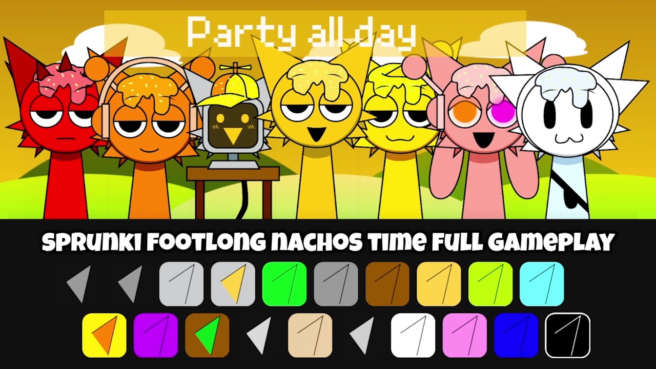 Incredibox Sprunki FootLong Nachos Time Full Gameplay