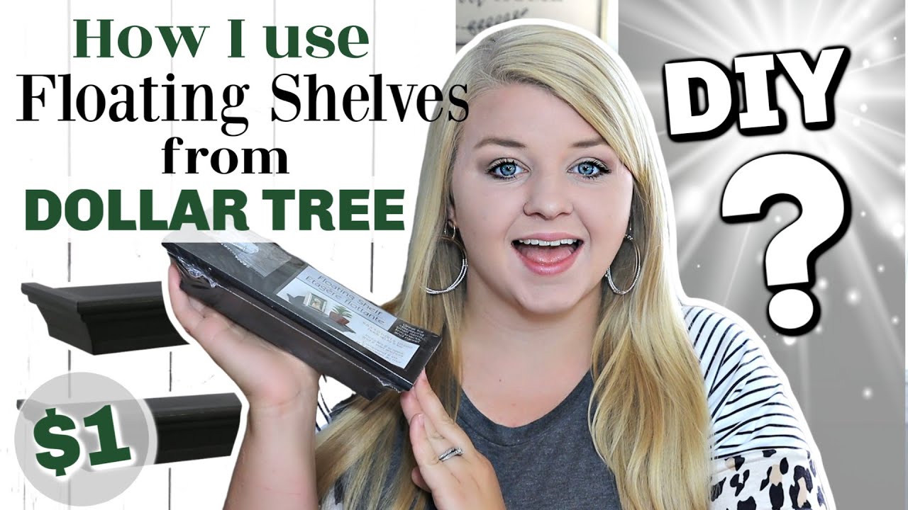 How I used NEW DOLLAR TREE Floating Shelves | DIY DOLLAR TREE FARMHOUSE HOME DECOR | KraftsbyKatelyn