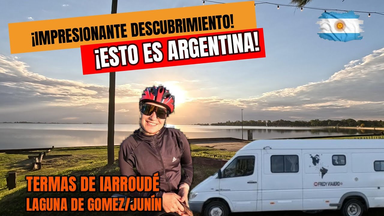 Perdido en la Pampa y de Repente... TERMAS y UN LAGO!