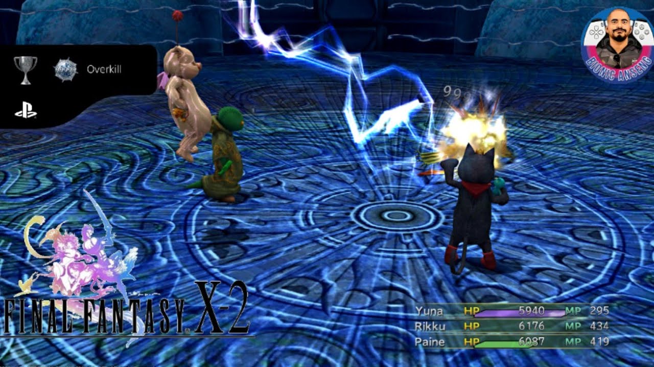 Трофей Overkill для FINAL FANTASY X-2 HD Remaster (урон 99 999 единиц) Как получить