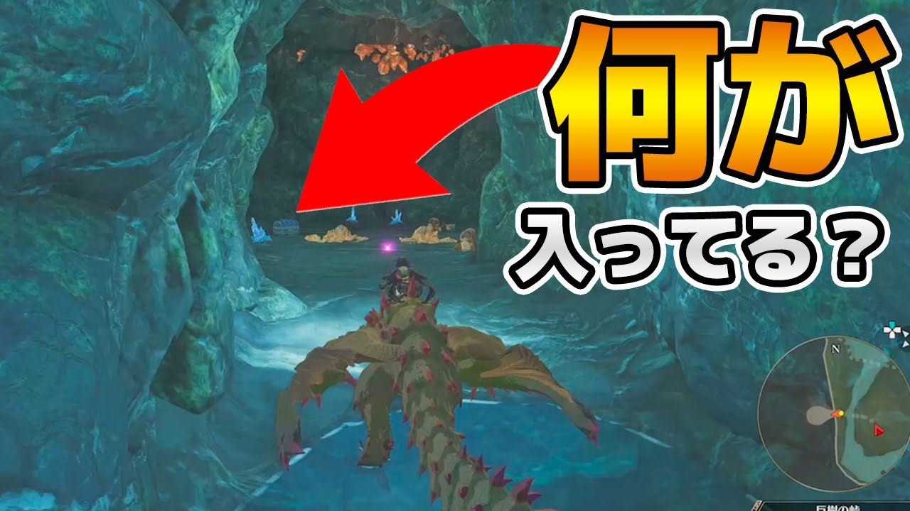 洞窟に居るエスピナスの奥にある宝箱の中身【モンスターハンターストーリーズ3】