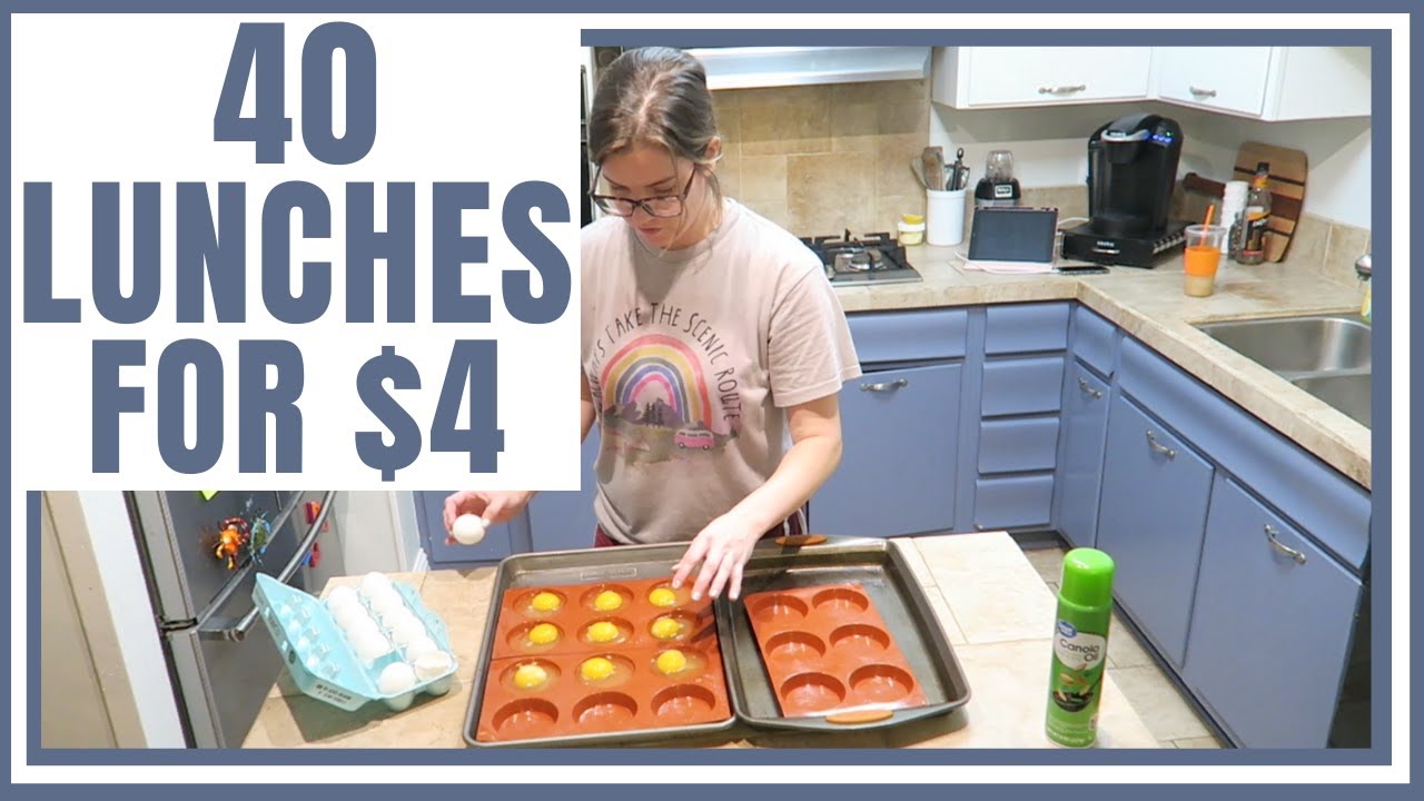 FRUGAL MEALS | 40 FOR $4 | RECESSION WEEKLY MEAL PREPPING | JORDAN BUDGETS