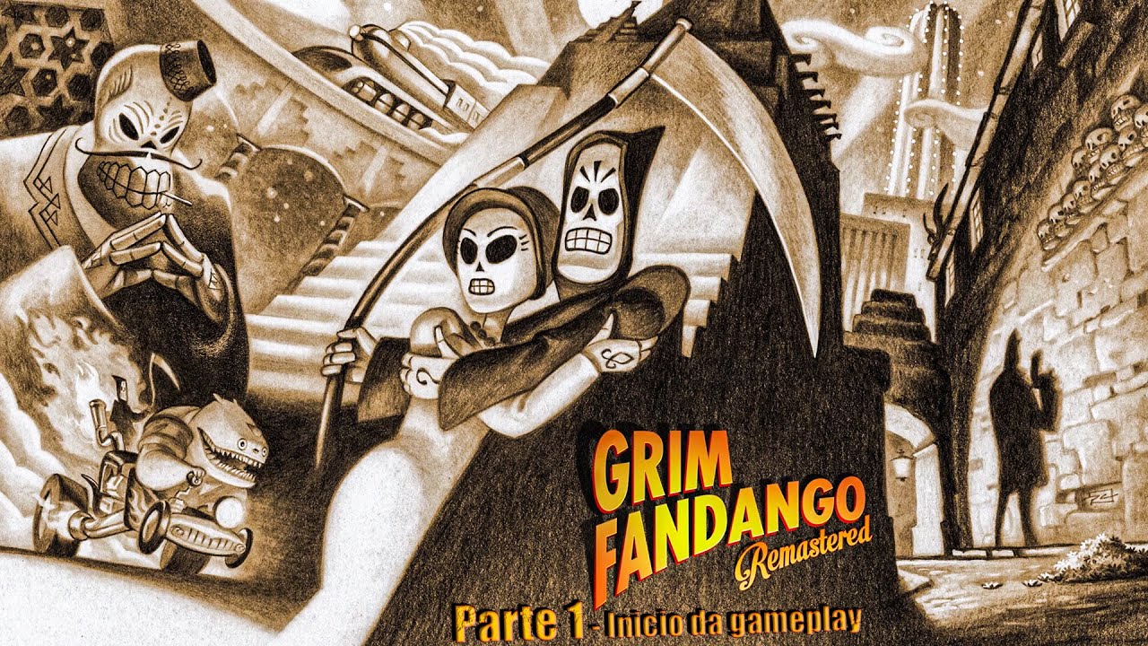 Grim Fandango [PC] - Gameplay Completo em Português | Parte 1 Primeiros passos no jogo