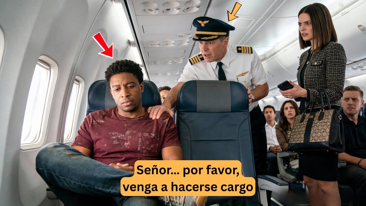 Lo Ignoraron en el Avión… Hasta que el Capitán Dijo ‘Señor, Por Favor, Venga a Hacerse Cargo.