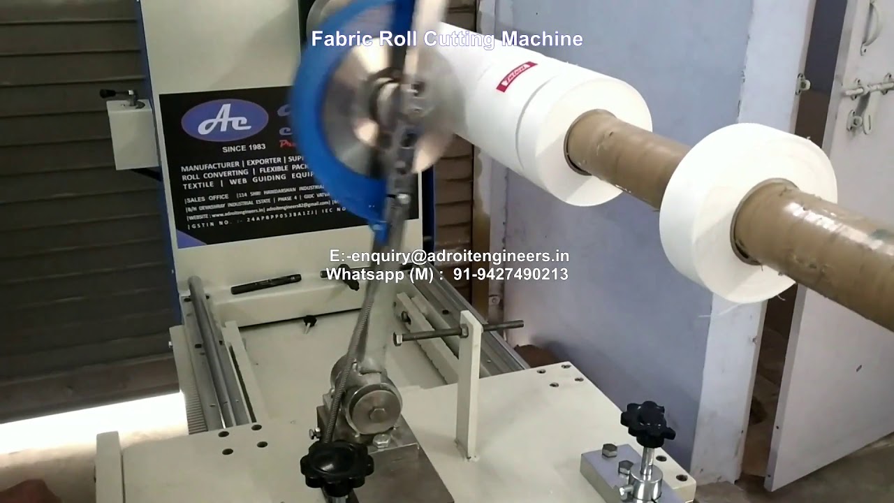 Fabric Roll Cutting Machine Full HD