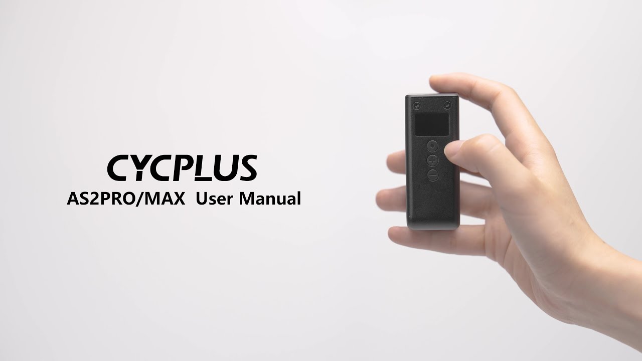 User Guide | CYCPLUS AS2 Pro / AS2 Pro Max Quick Inflation Tutorial