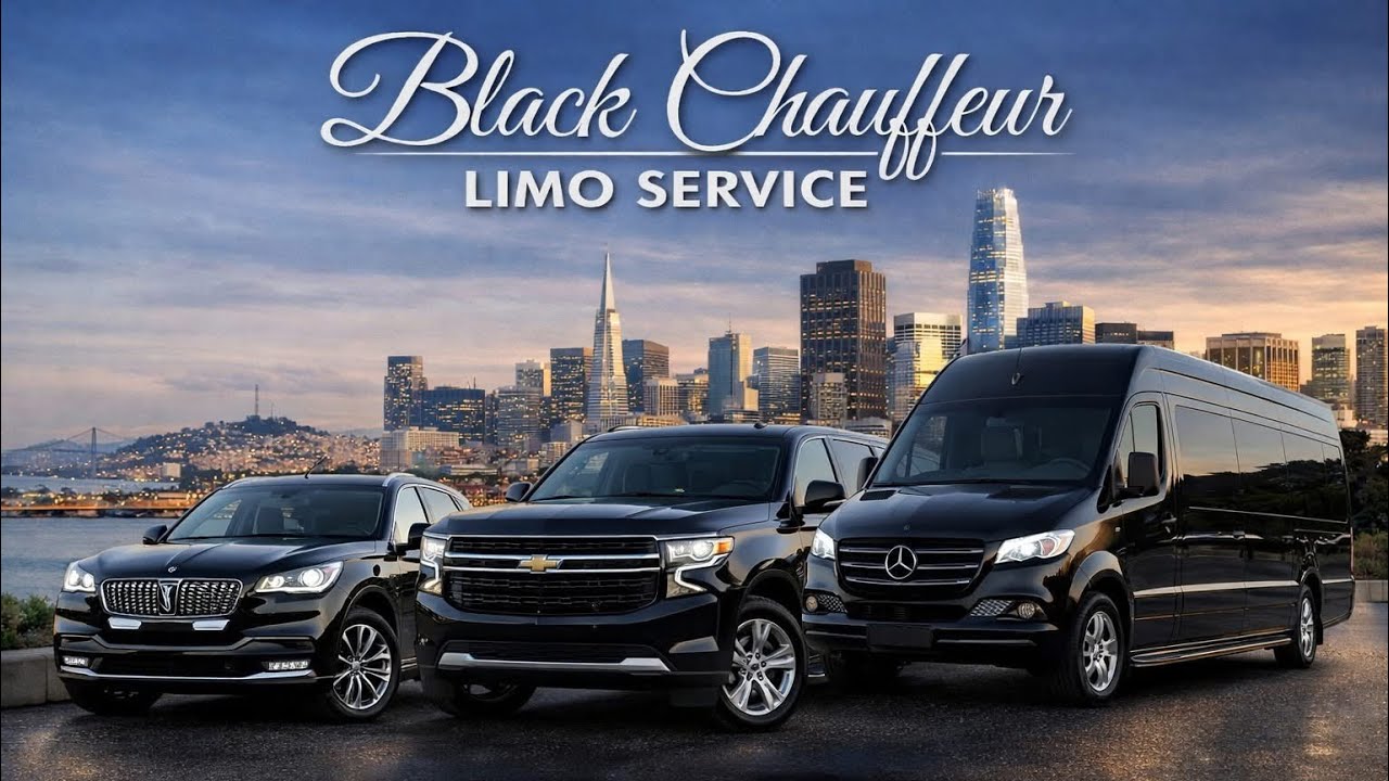 San Francisco Sprinter Van Service | Airport, Corporate & Event Transportation, Black Chauffeur Limo