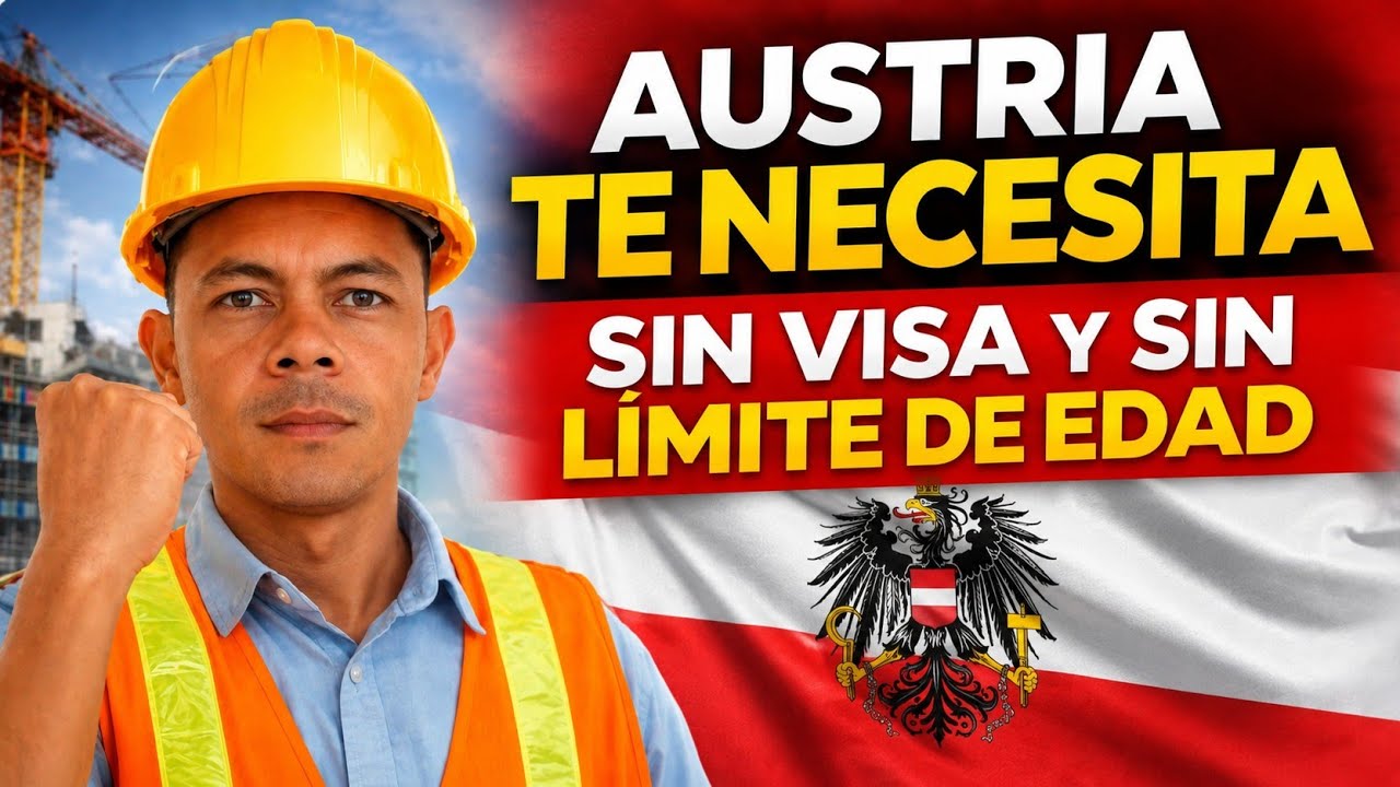 Austria te NECESITA busca EXTRANJEROS para TRABAJOS sin IMPORTAR TU EDAD