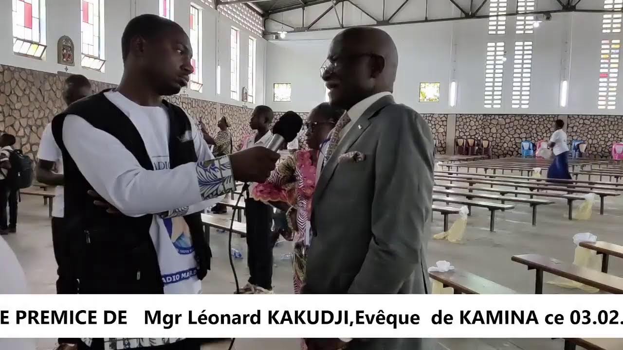 MESSE DE PREMICE DE   Mgr Léonard KAKUDJI,Evêque  de KAMINA ce 03.02.2024 ,