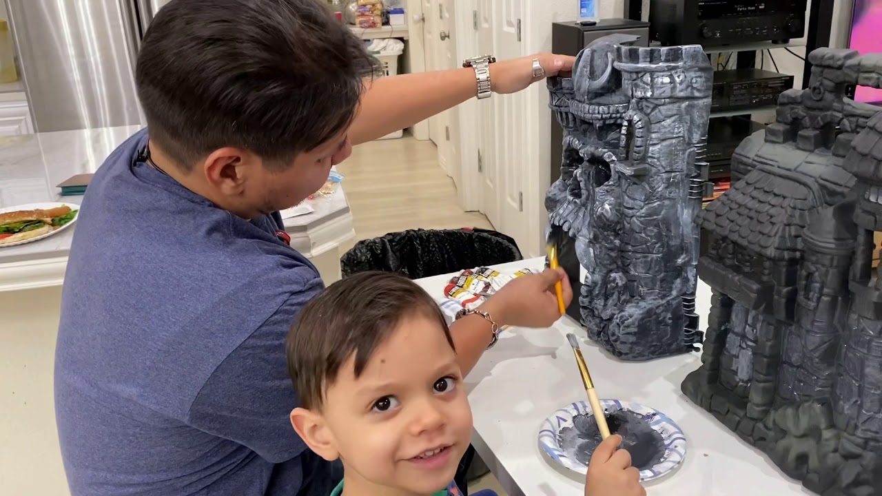 Castle Grayskull custom repaint repair