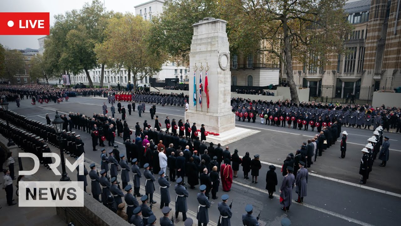 LIVE: Remembrance Sunday 2025 in London | UK Honors Fallen Heroes at Cenotaph Ceremony | AQ1Z