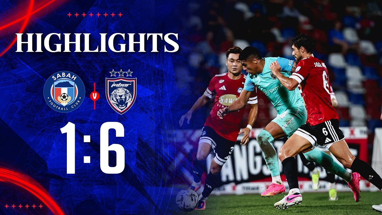 HIGHLIGHTS | SABAH FC 1-6 JOHOR DARUL TA’ZIM | LIGA SUPER 2025/26