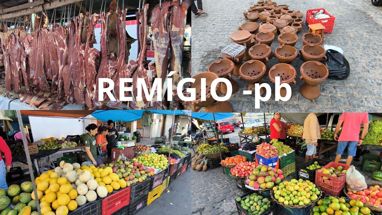 A RIQUEZA DO NORDESTINO NAS FEIRA LIVRE DA PARAÍBA REMÍGIO 