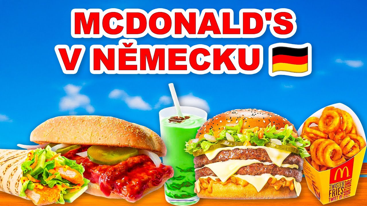 NĚMECKÝ MCDONALD'S - Takové NOVINKY můžeme jenom závidět!