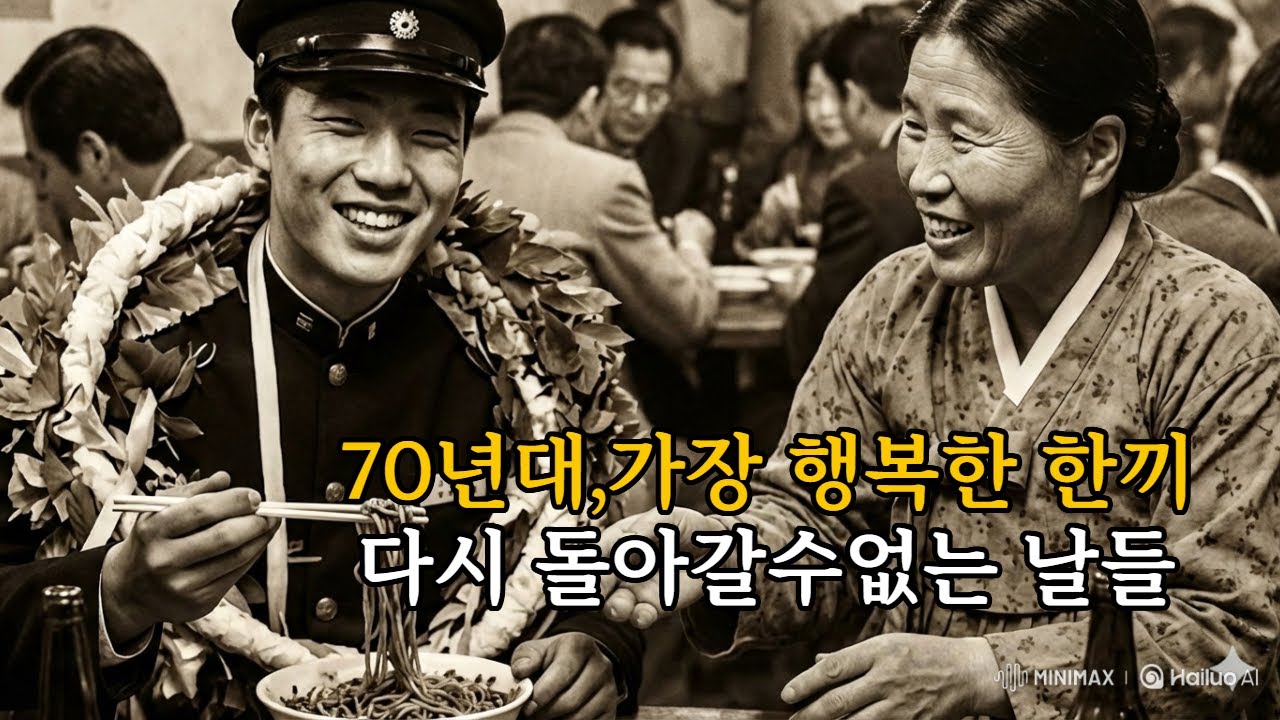 [70년대 추억] 눈물 나게 그리운 옛날 짜장면 한 그릇