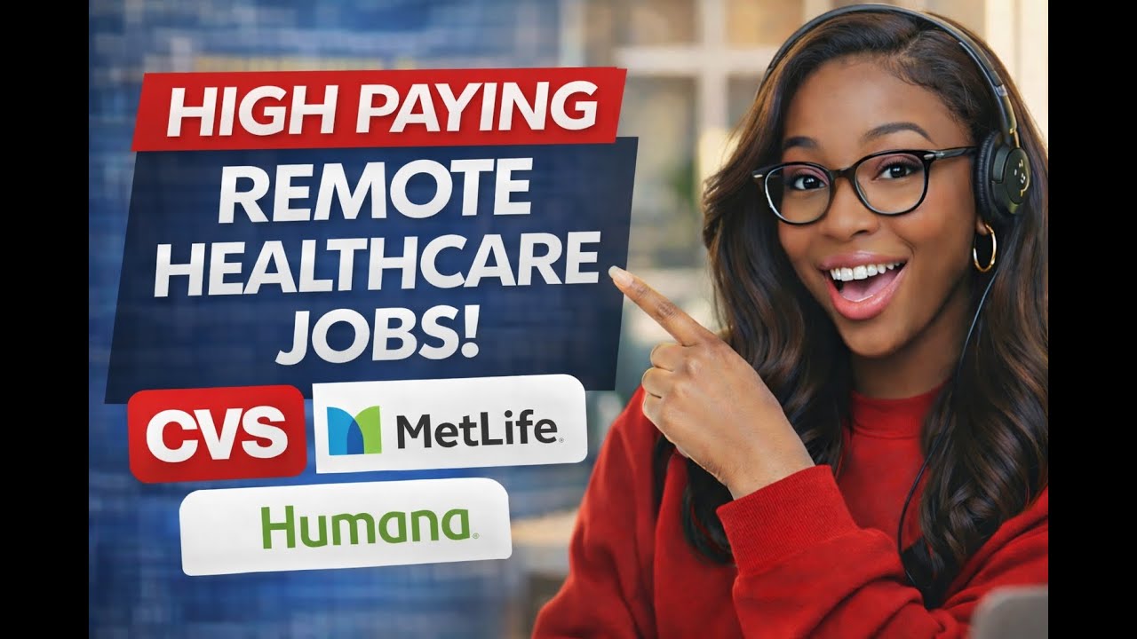 HIGH-PAYING Healthcare Remote Jobs 💰 | Hiring Now (No Commute!)