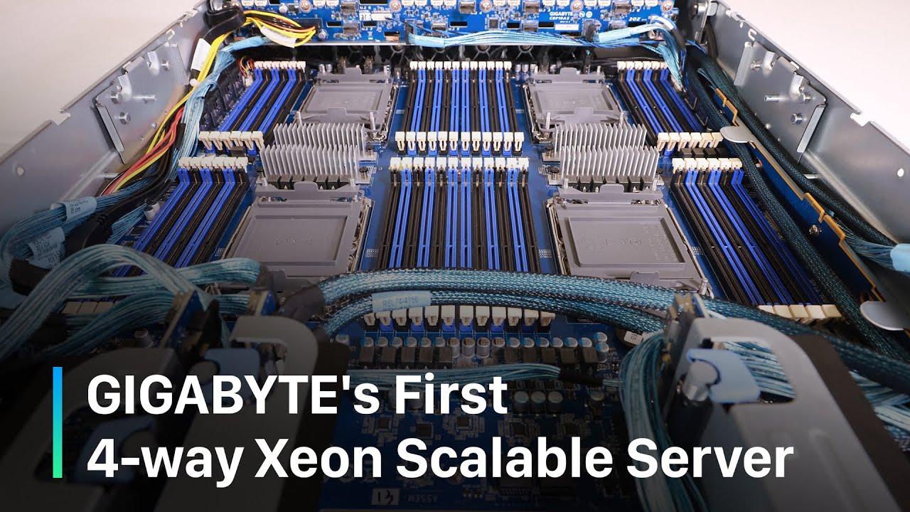 GIGABYTE's First 4-way Xeon Scalable Server