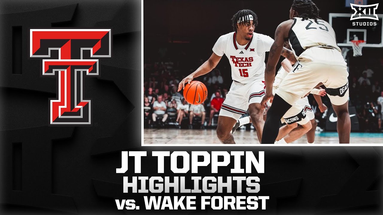 JT Toppin Highlights vs. Wake Forest | 2025-26 Big 12 Men's Basketball