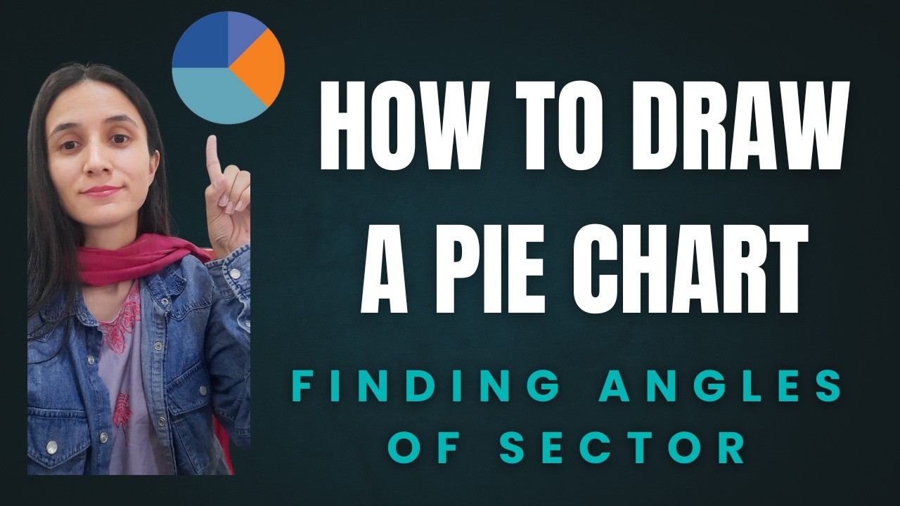 How to construct a Pie Chart? Finding the angle of Sectors in Pie Chart