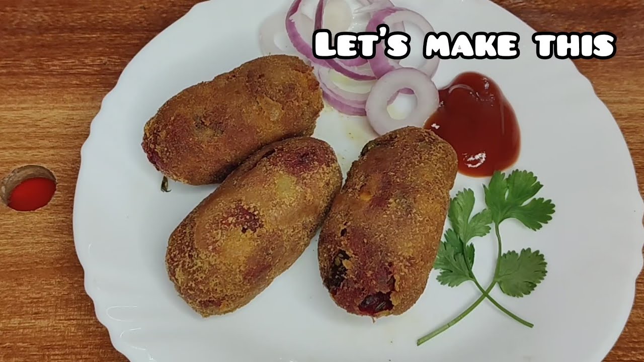 Sham ki chai ki saath perfect snacks 😋 crispy vegetable chop #vegetablechop #snacks 