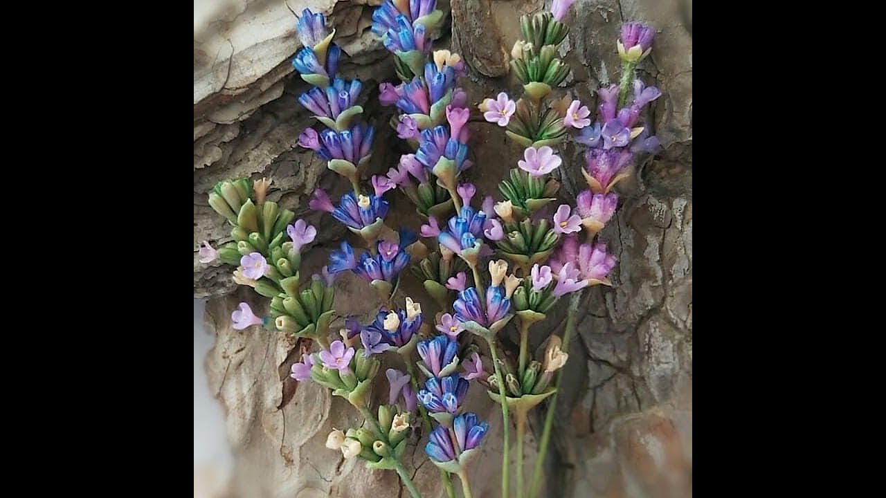 COLD PORCELAİN LAVENDER [SOĞUK PORSELEN LAVANTA YAPIMI]