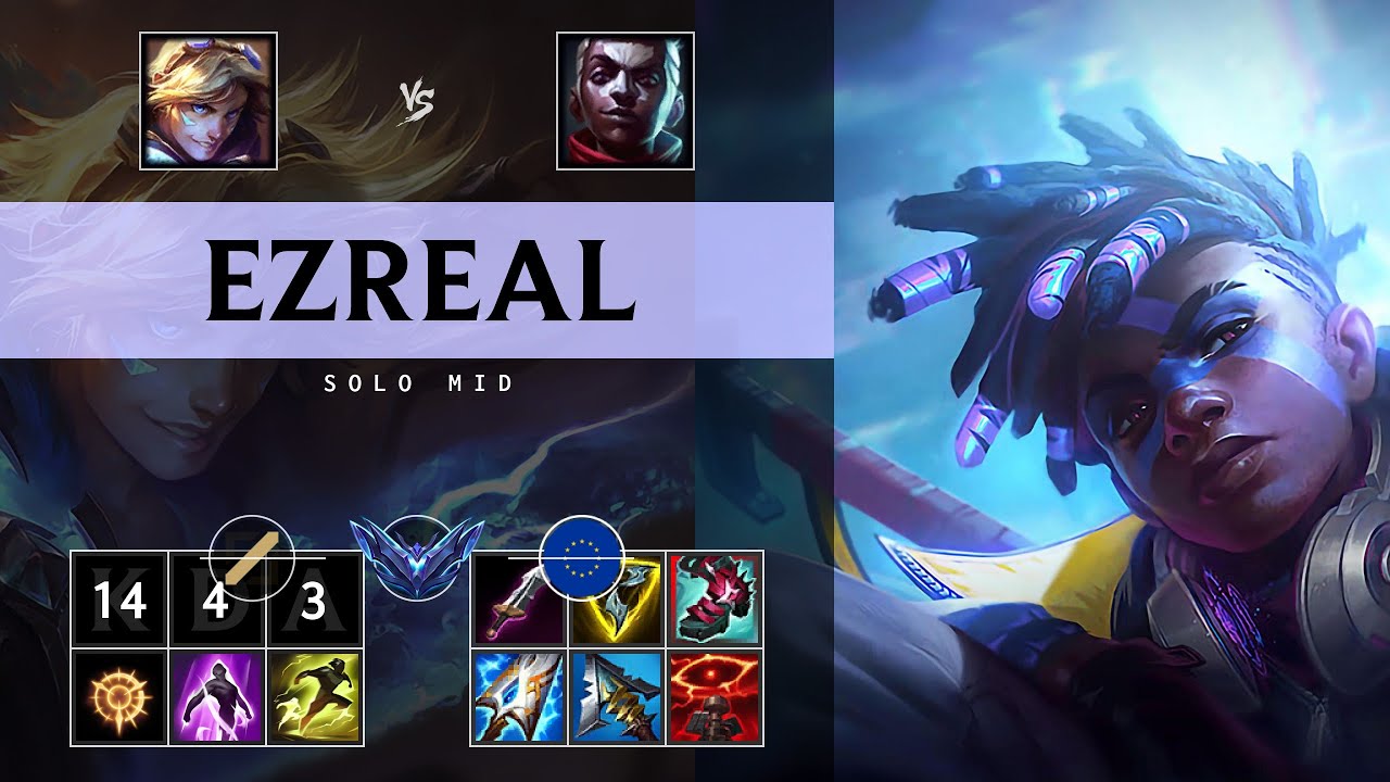 Ezreal Mid vs Ekko: Rampage - EUW Diamond Patch 25.S1.1
