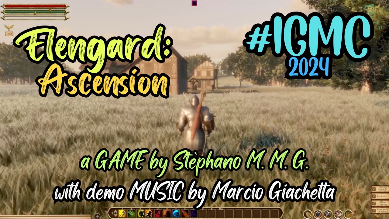 F24 Elengard Ascension Demo for #igmc2024 | Game by St&egrave;phano M.M.G. | Music by Marcio Giachetta